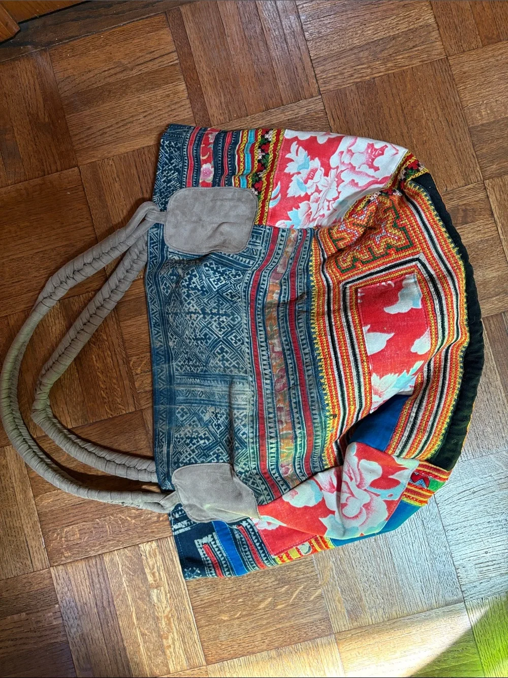 Boho Patchwork Tote Bag from thailand